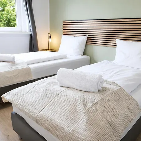 Apartmán Cozy I 5x Einzelbetten I Kueche I Wifi I Hd Tv I Balkon I Erdgeschoss I Self Check-in