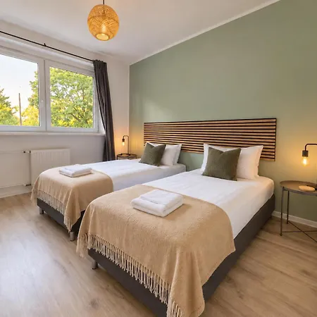 Havn - 5 Einzelbetten, Kueche, Wama, Balkon, Wifi, Smart Tv, 24h Check-in Apartment Halle (Saale)