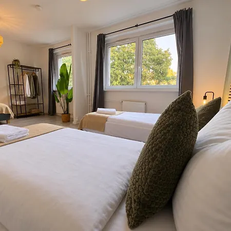 Havn - 5 Einzelbetten, Kueche, Wama, Balkon, Wifi, Smart Tv, 24h Check-in *